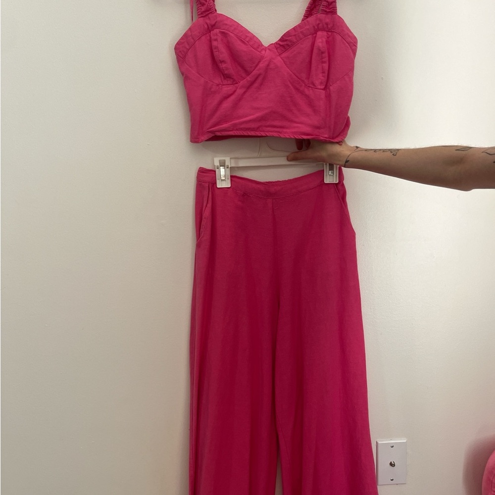 Vibrant Pink Smocked Top